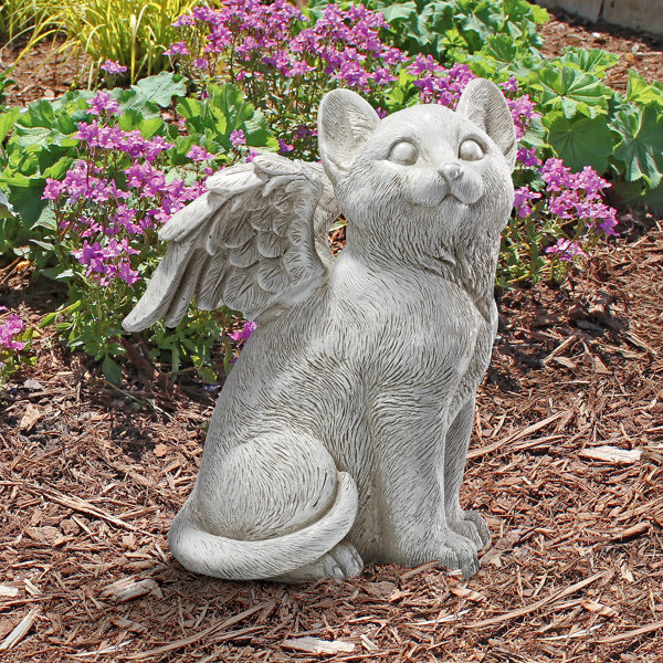 ragdoll cat garden statue